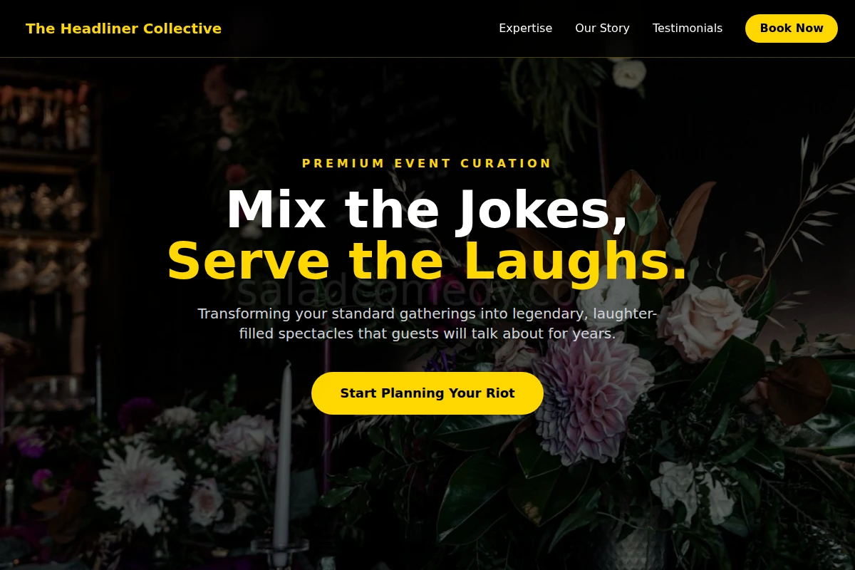 Slapstick Event Planning